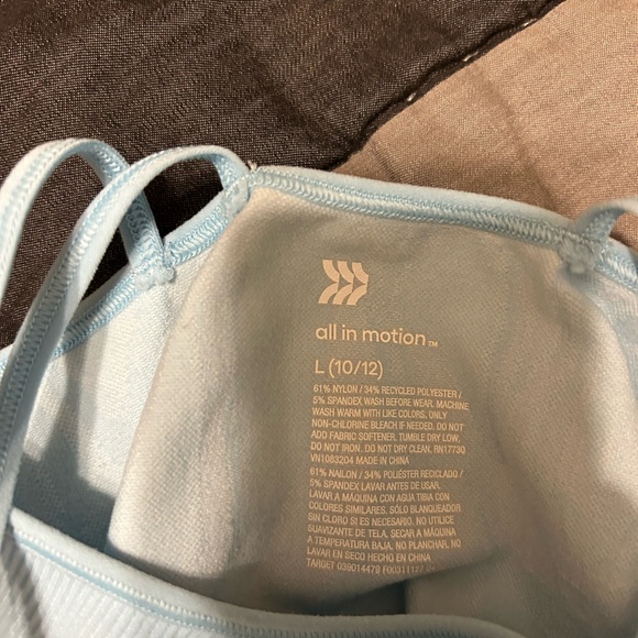 Kids all in motion blue swirl tank top - Picture 3 of 3